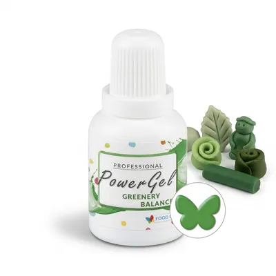 Gelová barva zelená (Greenery Balance) 20 g
