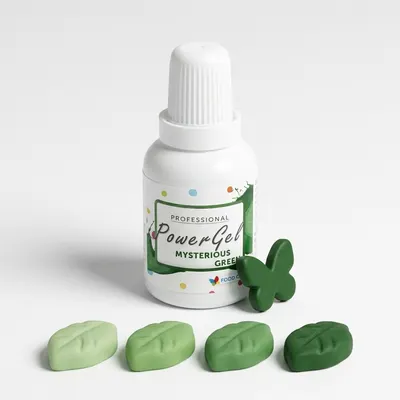 Gelová barva zelená (Mysterious Green) 20 g
