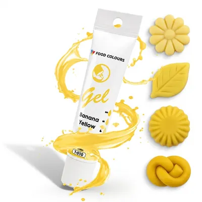 Gelová barva banánově žlutá (Banana Yellow) 30 g