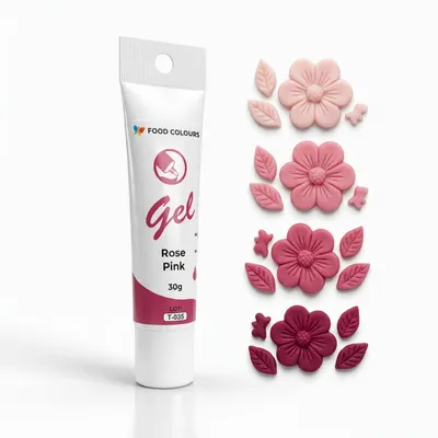 Gelová barva růžová (Rose Pink) 30 g