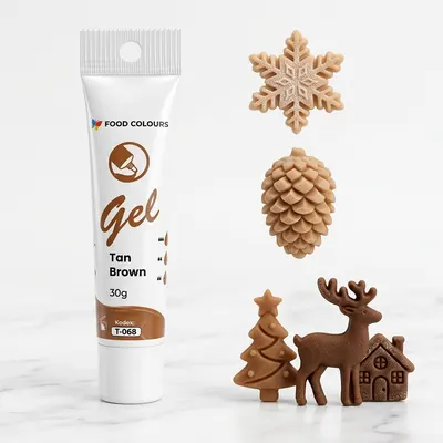Gelová barva světle hnědá (Tan Brown) 30 g