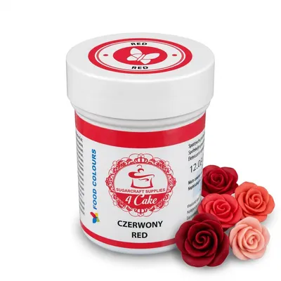Gelová barva červená (Red) 35 g