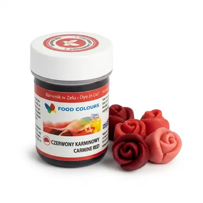 Gelová barva karmínově červená (Carmine Red) 35 g