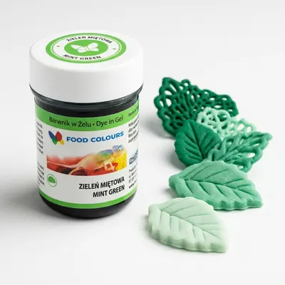 Gelová barva mentolově zelená (Mint Green) 35 g