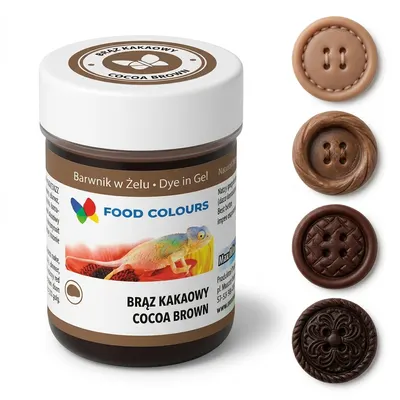 Gelová barva kakaově hnědá (Cocoa Brown) 35 g
