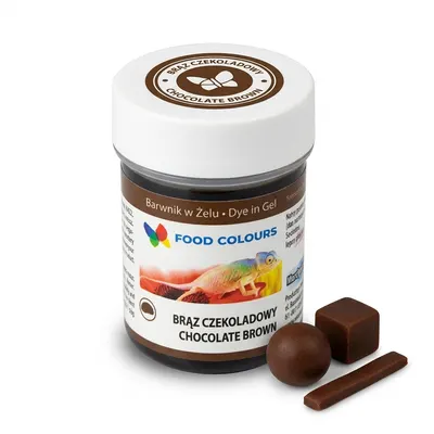 Gelová barva čokoládově hnědá Chocolate Brown 35 g