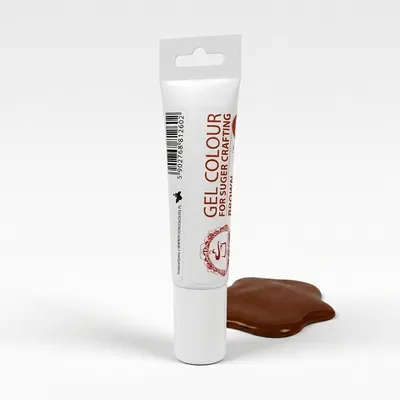Gelová barva v tubě hnědá (Brown) 20 g