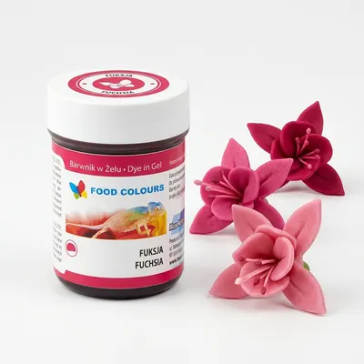 Gelová barva sytě růžová (Fuchsia) 35 g