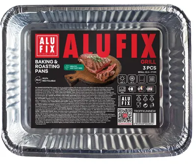 Miska malá hliník 3 ks
