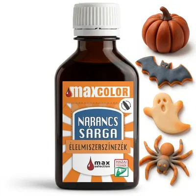 Tekutá potravinářská barva MaxColor oranžová 30 ml
