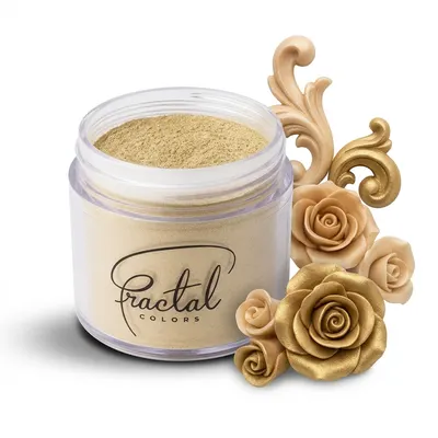 Dekorativní prachová perleťová barva - Champagne Gold 3g