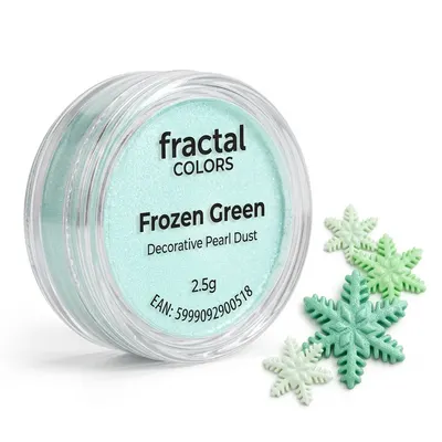 Dekorativní prachová perleťová barva - Frozen Green 2,5g