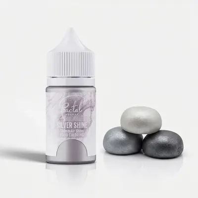 Airbrush perleťová barva tekutá - Silver Shine 33g