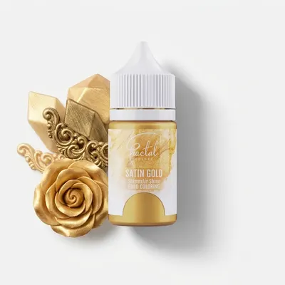 Airbrush perleťová barva tekutá - Satin Gold 33g
