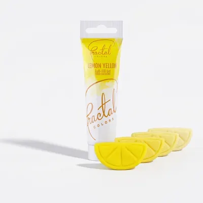 Gelová barva Fractal Lemon Yellow, 30 g