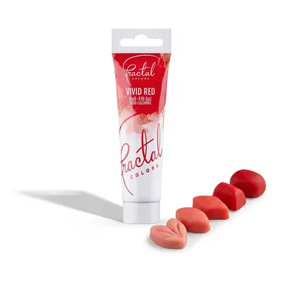 Gelová barva Fractal Vivid Red, 30 g