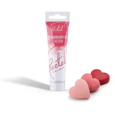 Gelová barva Fractal Strawberry Red, 30 g