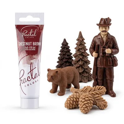 Gelová barva Fractal Chestnut Brown, 30 g
