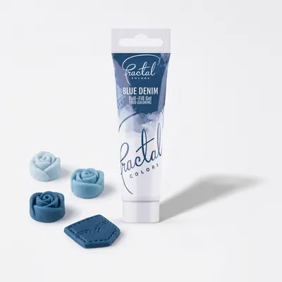 Gelová barva Fractal Blue Denim, 30 g