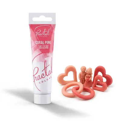 Gelová barva Coral Pink, 30 g Růžová