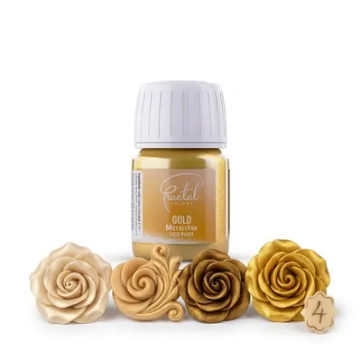 Tekutá metalická barva Gold 30 ml