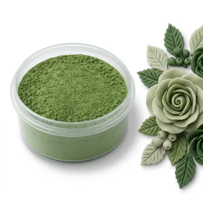 Jedlá prachová barva Moss Green (1,3 g)