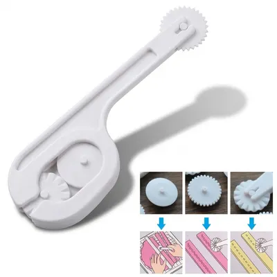 Rádélko s vyměnitelnými kolečky, plast, 12,3 cm