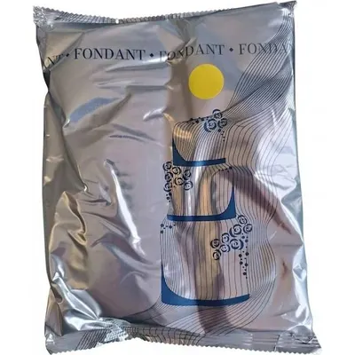 Potahovací hmota K2 na dorty, žlutá, 1 kg