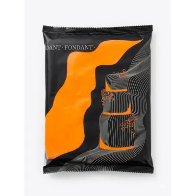 Potahovací hmota K2 na dorty, oranžová, 1 kg