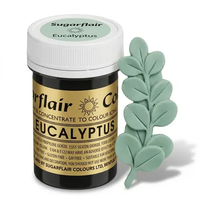 Gelová barva eucalyptus Sugarflair 25 g