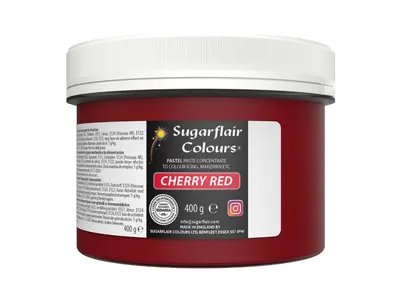 Gelová barva cherry red pastelová 400 g