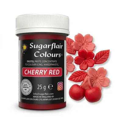 Gelová barva cherry red pastelová 25 g