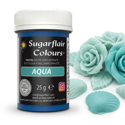 Gelová barva aqua pastelová Sugarflair 25 g