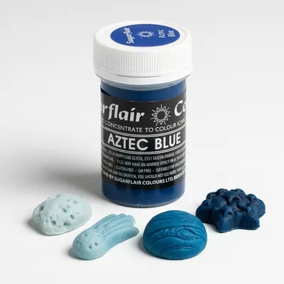 Gelová barva aztec blue pastelová Sugarflair 25 g