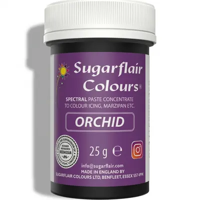 Gelová barva Sugarflair Orchid, tuba 25 g