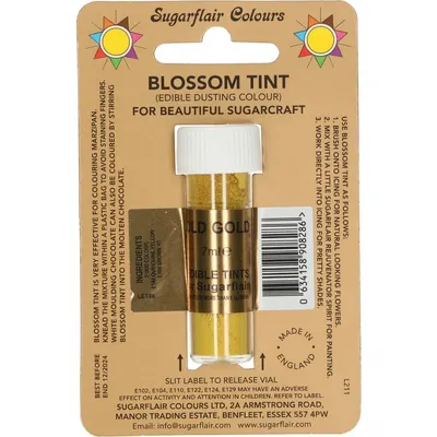 Jedlá prachová barva old gold Sugarflair 7 ml
