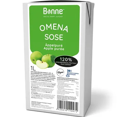 Ovocné pyré jablko 120 % 1 l