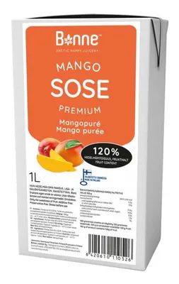 Ovocné pyré mango 100% 1 l