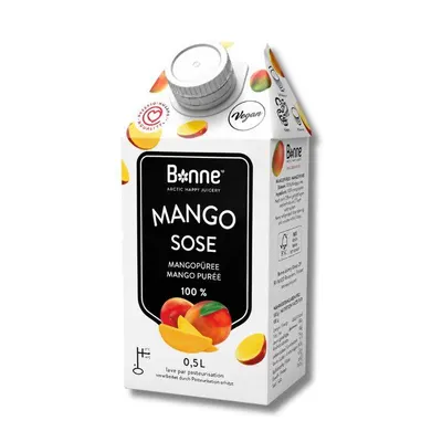Ovocné pyré mango 100 % 0,5 l