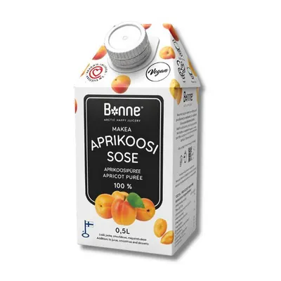 Ovocné pyré meruňka 100% 0,5 l