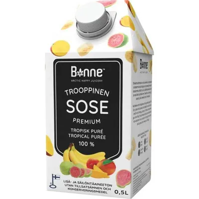 Ovocné pyré tropické 100 % 0,5 l
