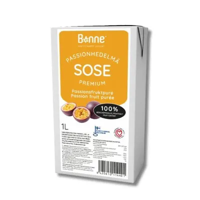 Ovocné pyré marakuja 100% 1 l
