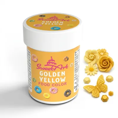 Gelová barva zlatě žlutá Golden Yellow 30 g