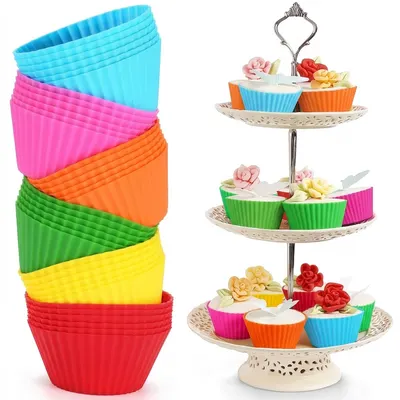 Silikonové košíčky na muffiny mix barev 6 ks