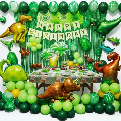 Balónková girlanda dinosauři 84 ks
