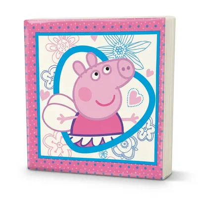 Papírové ubrousky Prasátko Peppa 33x33 cm 10 ks