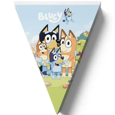 Párty vlaječky Bluey na oslavu