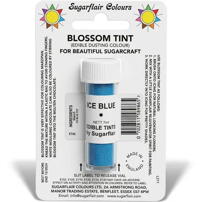 Jedlá prachová barva ice blue Sugarflair 7 ml