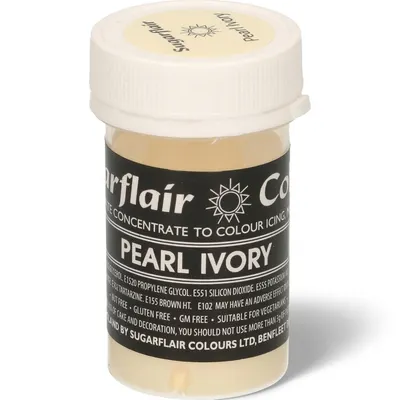 Gelová barva pastelová slonovinová (pearl ivory) 25 g