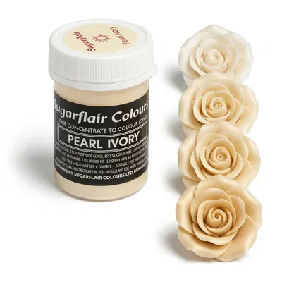 Gelová barva pastelová slonovinová (pearl ivory) 25 g